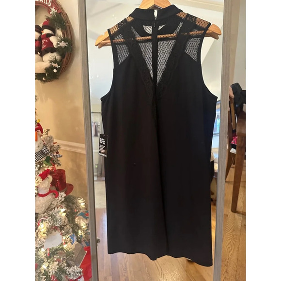 Express Black A Line Shift Dress Size Large - Picture 5 of 6